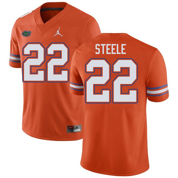 Jordan Brand Men #22 Chris Steele Florida Gators College Football Jerseys Sale-Orange